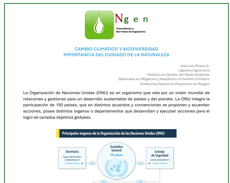Cambio Climático y Biodiversidad